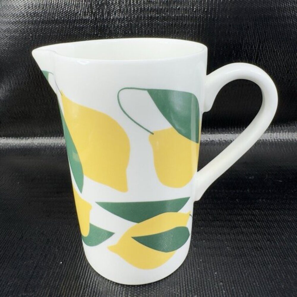 Alltrue Antra Svarcs Make‎ Lemonade Pitcher Jug Carafe Lemon Pattern Stoneware
